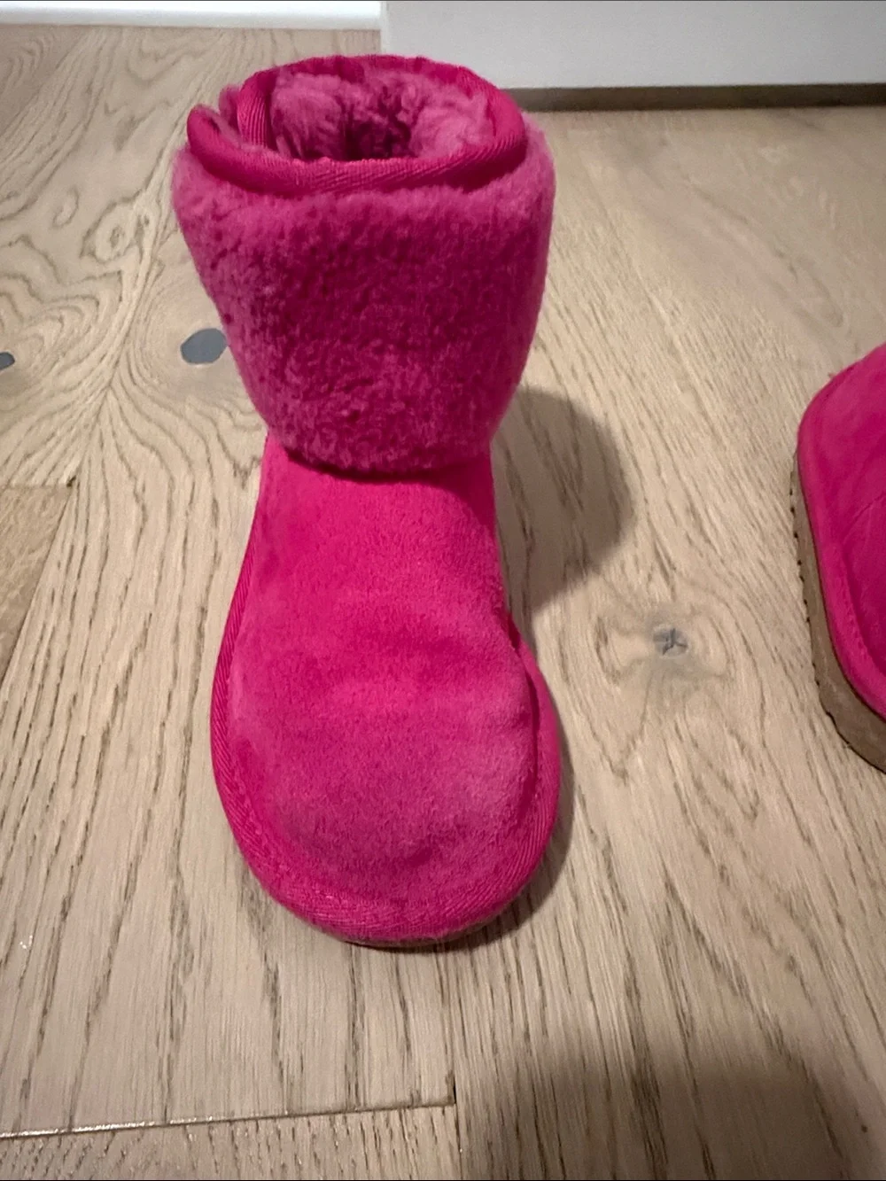 UGG Kids Fold-Down Boot - Hot Pink